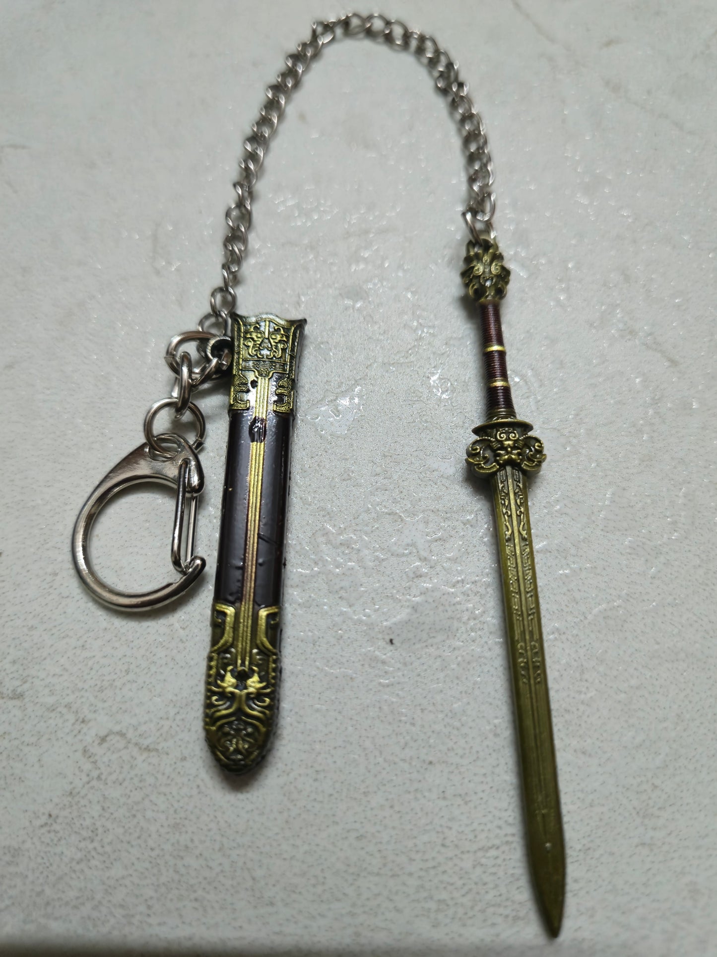 Mini katana keychain