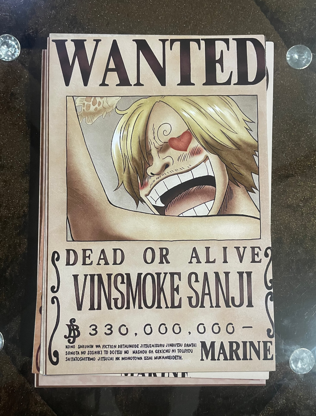 Straw Hat Wanted poster set