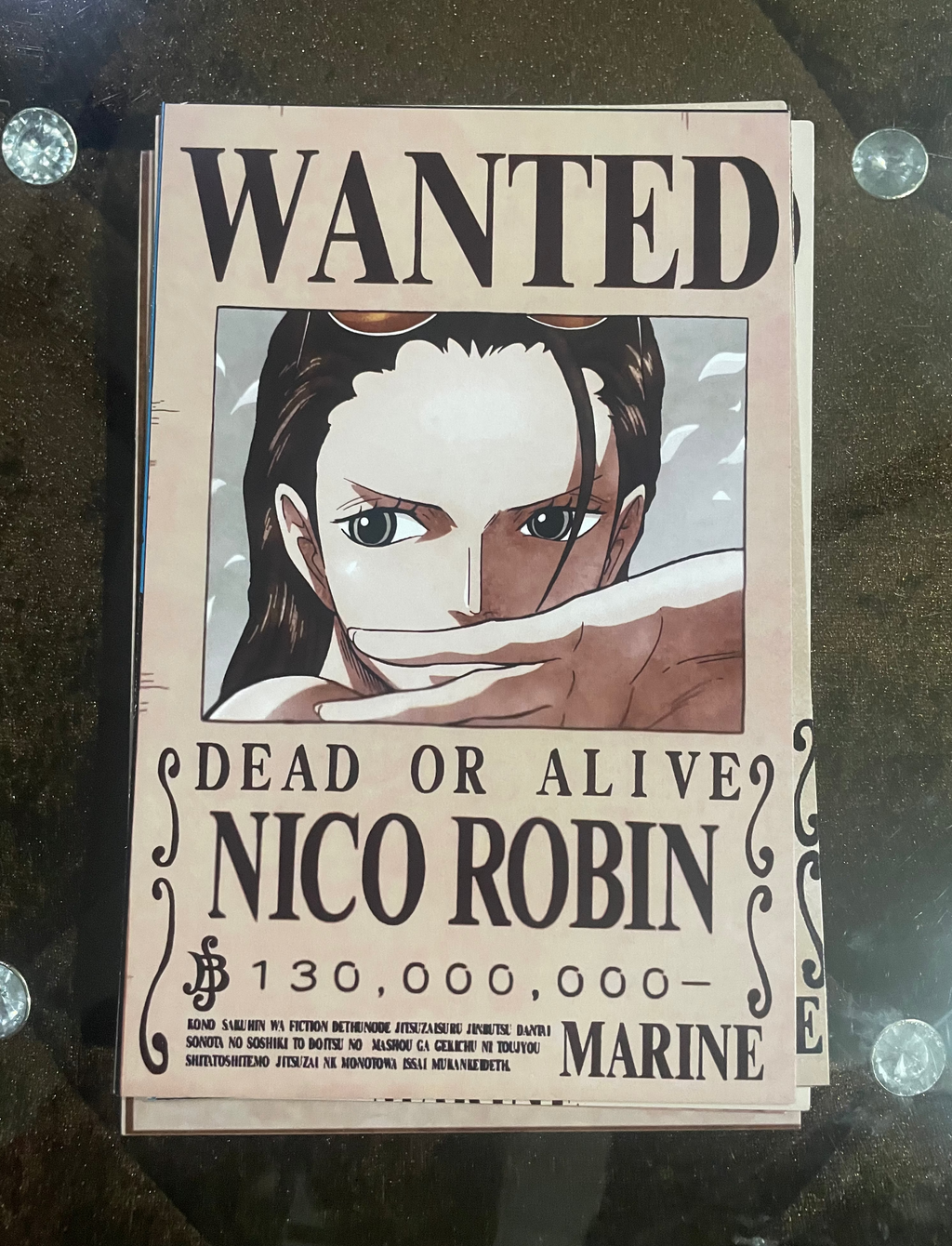 Straw Hat Wanted poster set