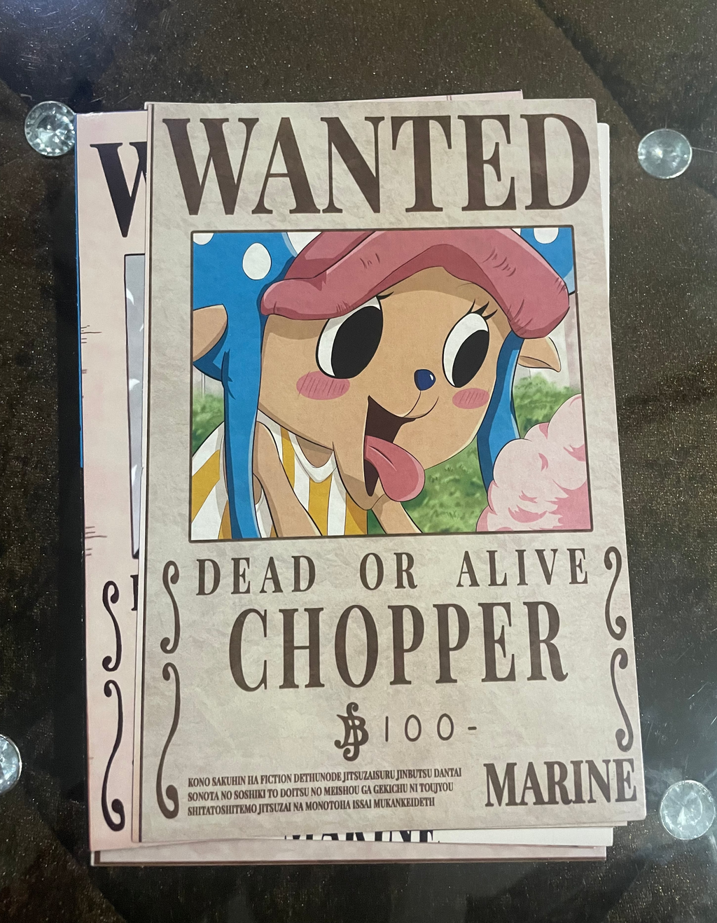 Straw Hat Wanted poster set