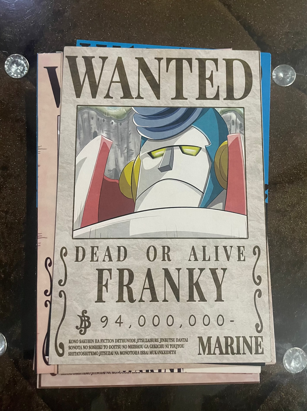 Straw Hat Wanted poster set