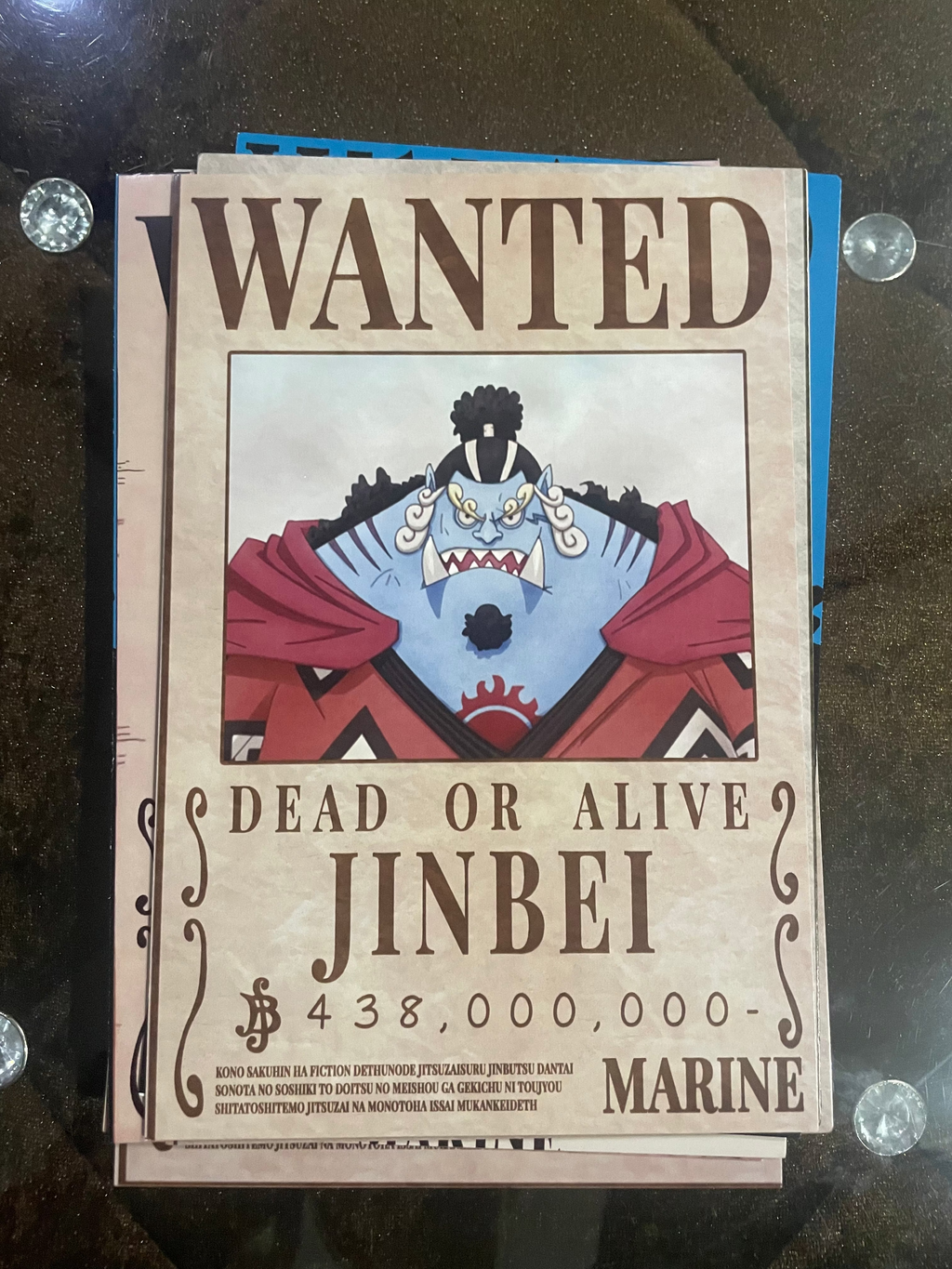 Straw Hat Wanted poster set