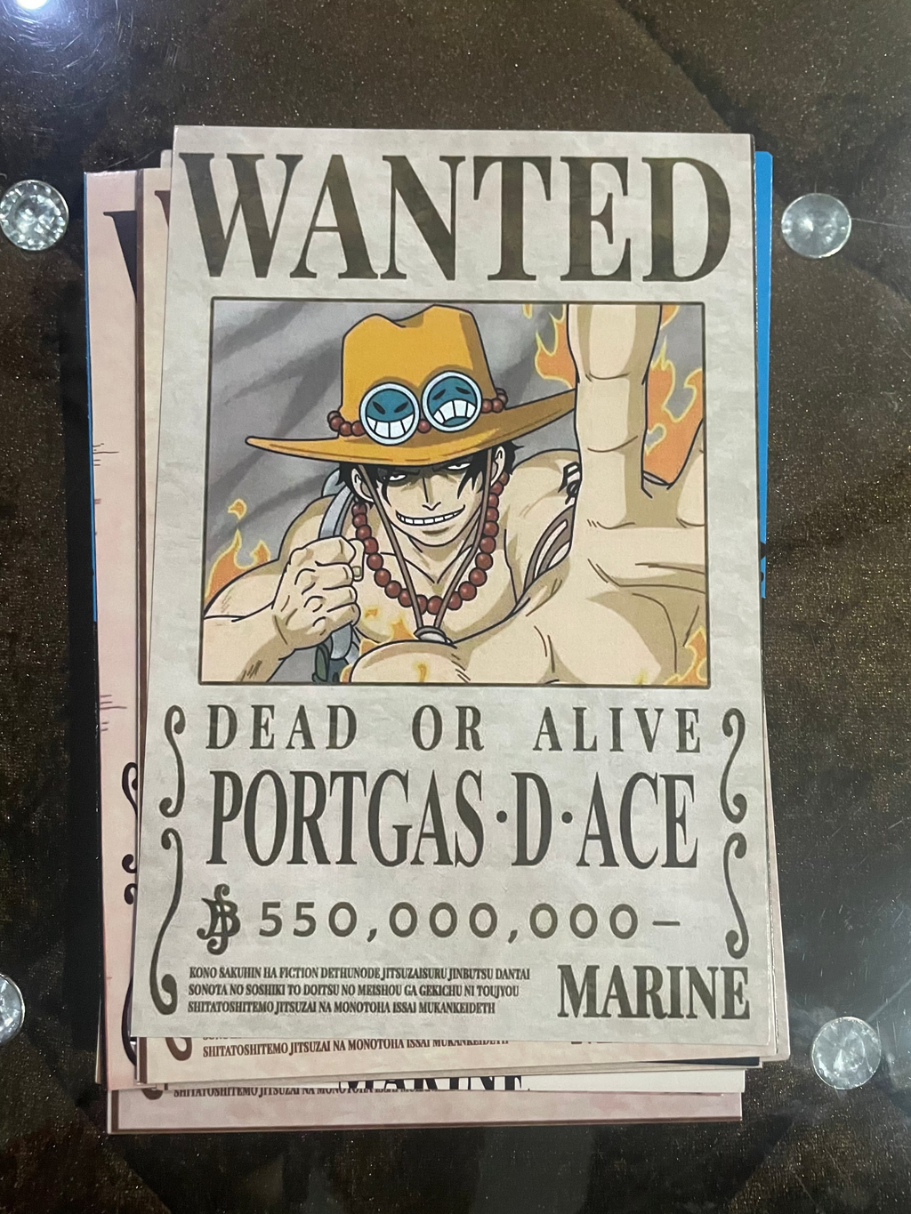Straw Hat Wanted poster set