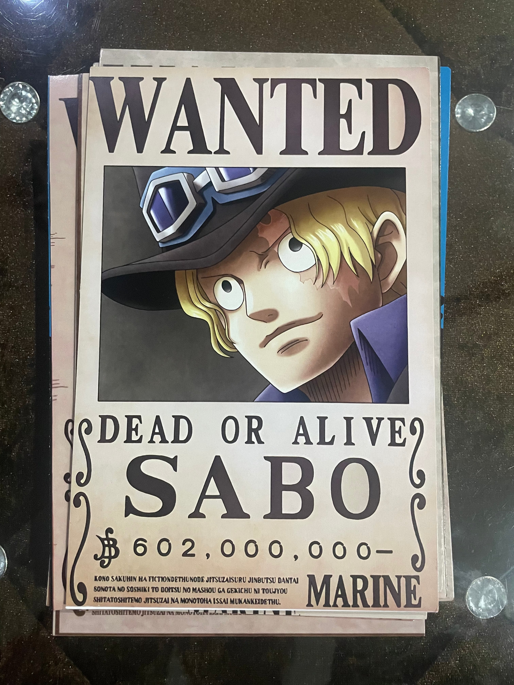 Straw Hat Wanted poster set