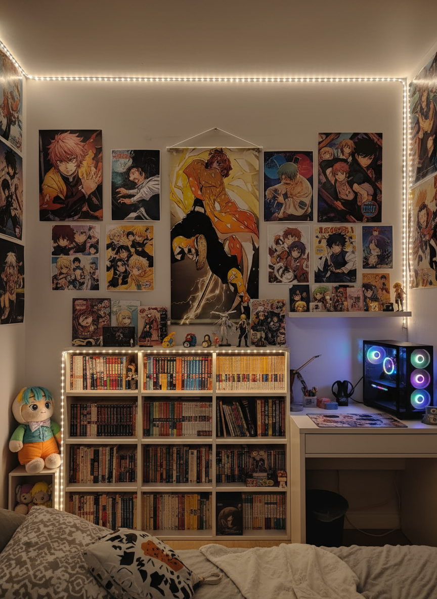 Zenitsu Lightning Strike Wall Scroll