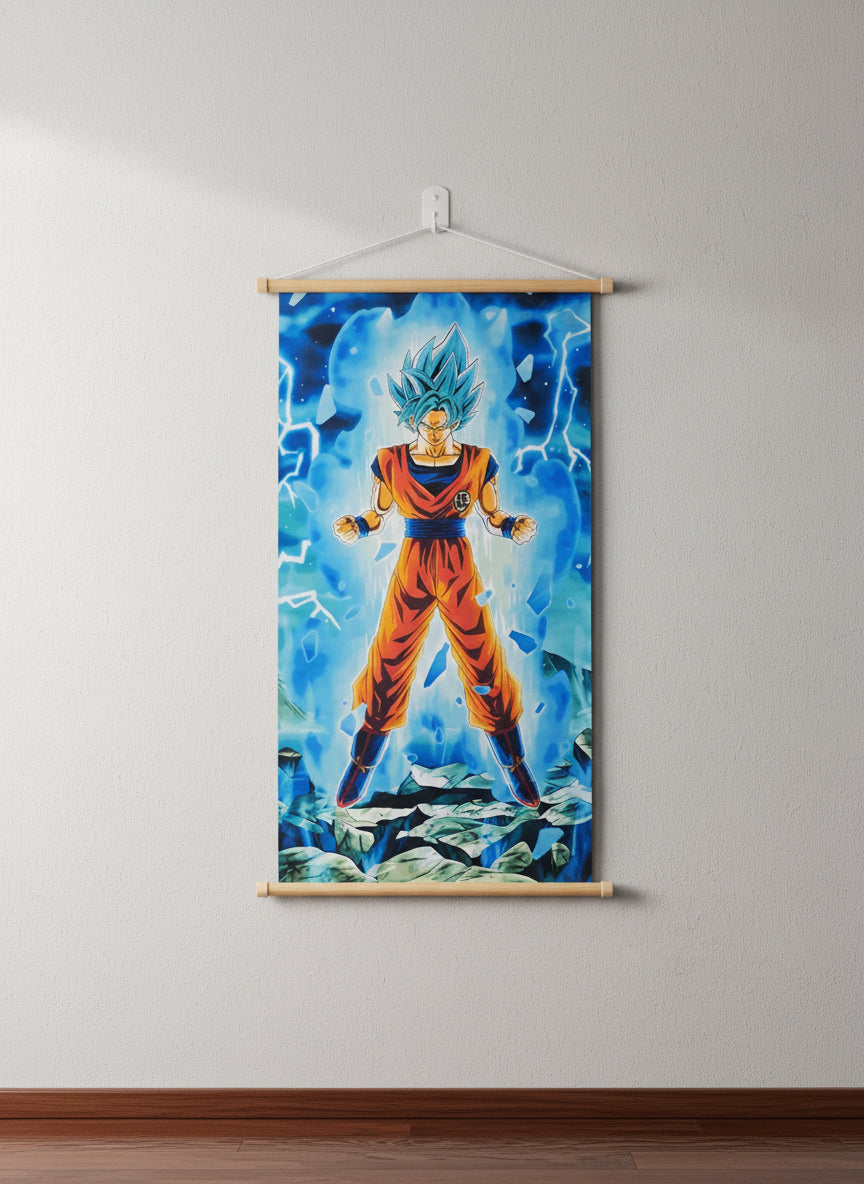Goku Super Saiyan Blue Scroll