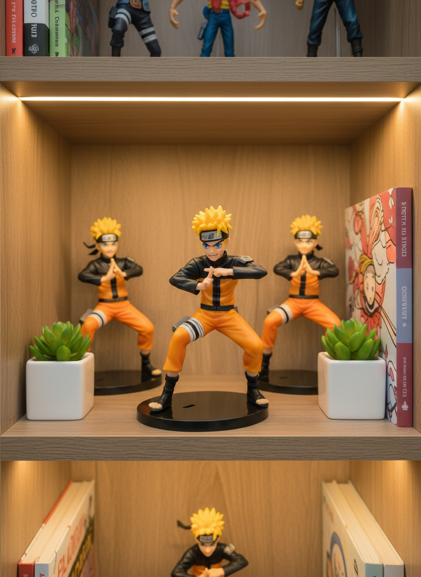 Naruto Shadow Clone Jutsu Figurine